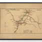 Railway Map - Brightside, Sheffield & Blackburn Valley 1912-14 - Antique Reproduction - Yorkshire - Lancashire - Available Framed