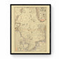 Fishermen's Chart of the North Sea Map - Antique Reproduction - dated 1920 - Fishing Map - British Isles - Available Framed