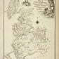 Domesday Map of Lancashire - 1086 AD - Antique Reproduction - Drawn according to the Domesday Survey in 1888 - Available Framed