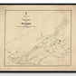 Villages round Kundahar - Kandahar, Afghanistan - Map dated 1840 - Antique Reproduction - Available Framed