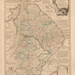 Lincolnshire Map dated 1755 - Antique Reproduction - Emanuel Bowen - Detailed County Map - Available Framed