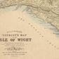 Isle of Wight Map dated c.1870 - Antique Reproduction - Unusual Map - Hampshire - Available Framed