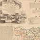 Dorsetshire Map dated 1760 - Antique Reproduction - Dorset - Emanuel Bowen - Detailed County Map - Available Framed