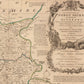 Shropshire Map dated 1760 - Antique Reproduction - Emanuel Bowen - Detailed County Map - Available Framed