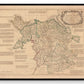 North Wales Map dated 1750 - Antique Reproduction - Emanuel Bowen - Detailed Map - Available Framed