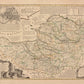 Somerset Map dated 1750 - Antique Reproduction - Emanuel Bowen - Detailed County Map - Available Framed