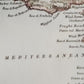 Malta Map - Antique Reproduction - The Maltese Islands - Available Framed