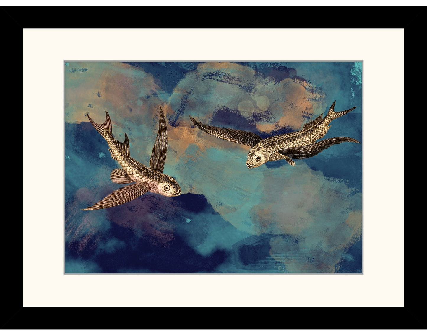 Flying Fish Watercolour