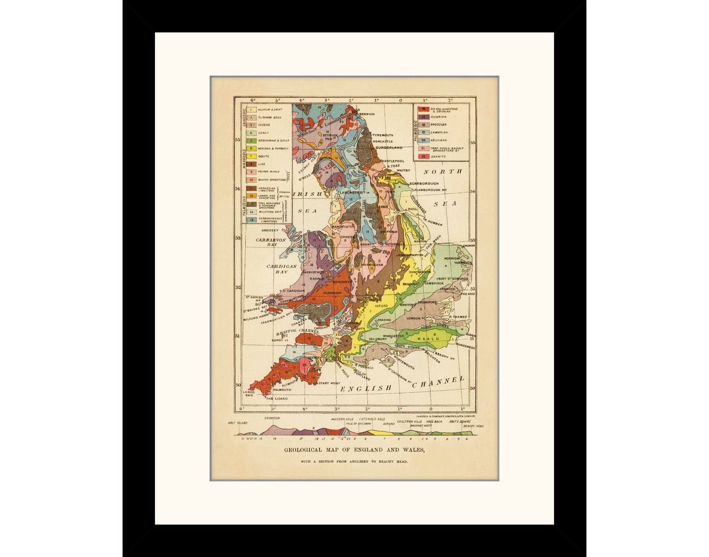 Geological Map of England and Wales