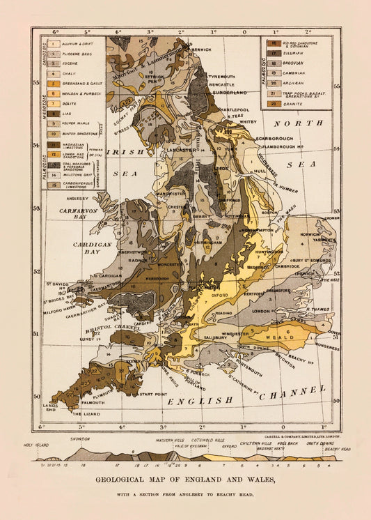 Geological Map of England and Wales