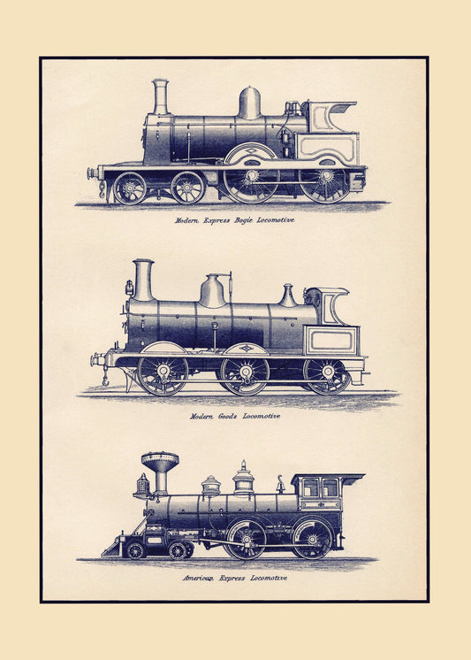 Locomotives Print