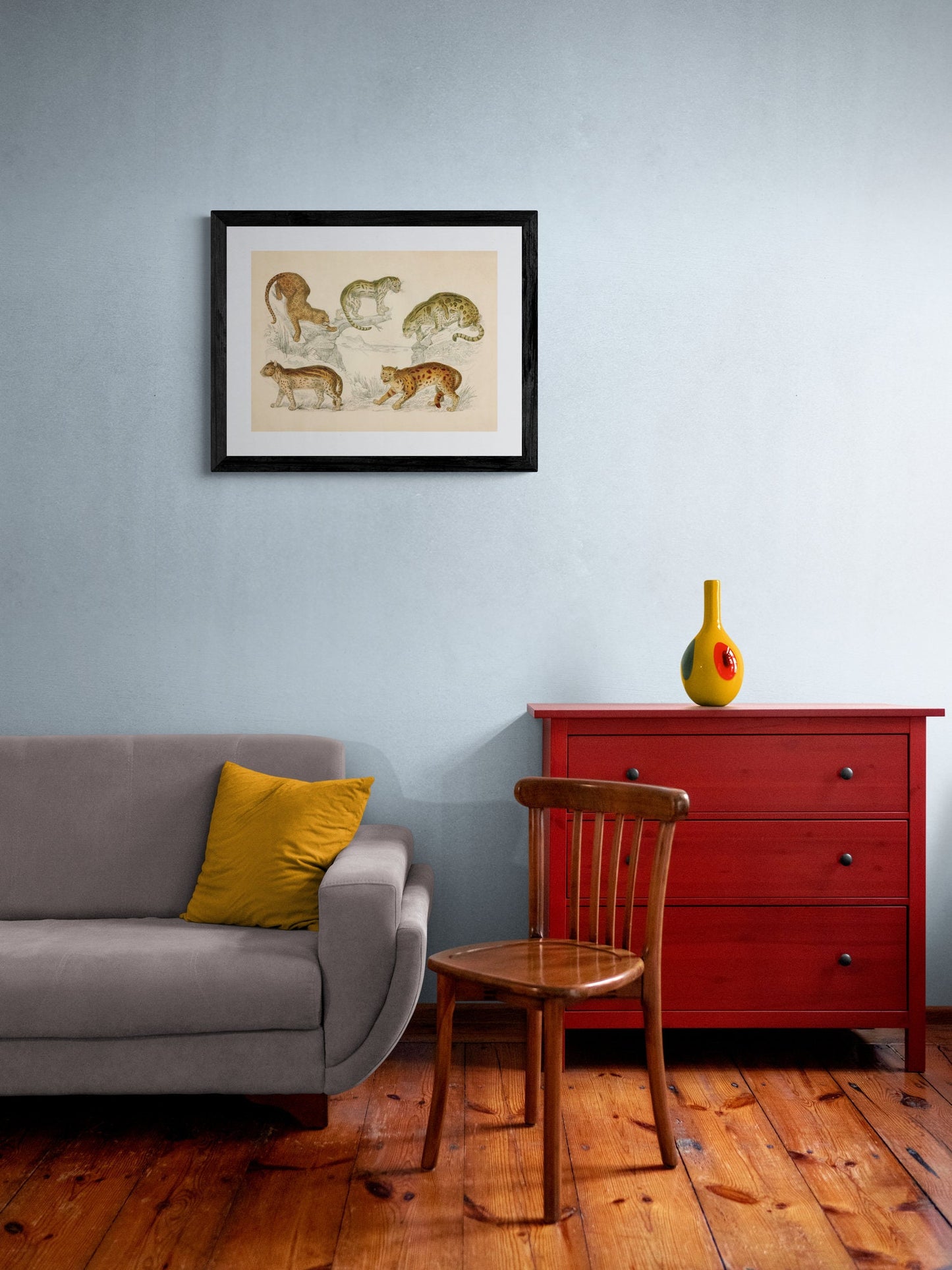 Leopard, Neuwied Cat, Clouded Tiger, Ocelot and Sumatra Cat Print