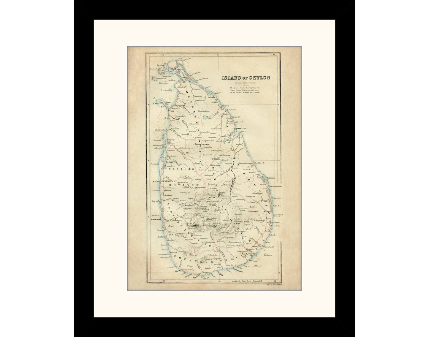 Ceylon Map