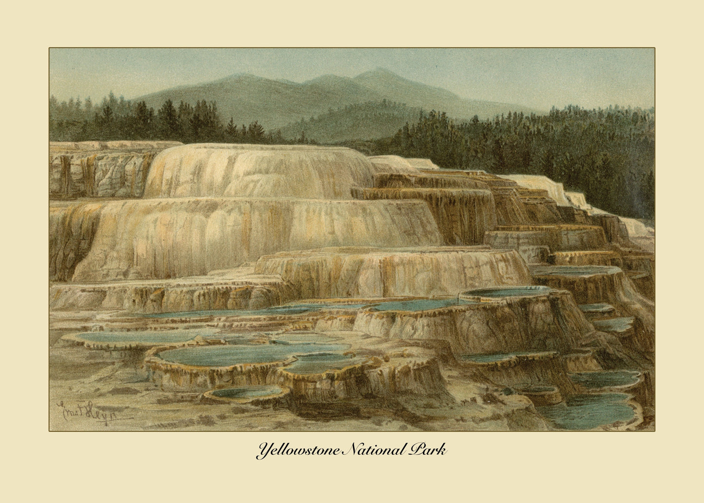 Yellowstone National Print