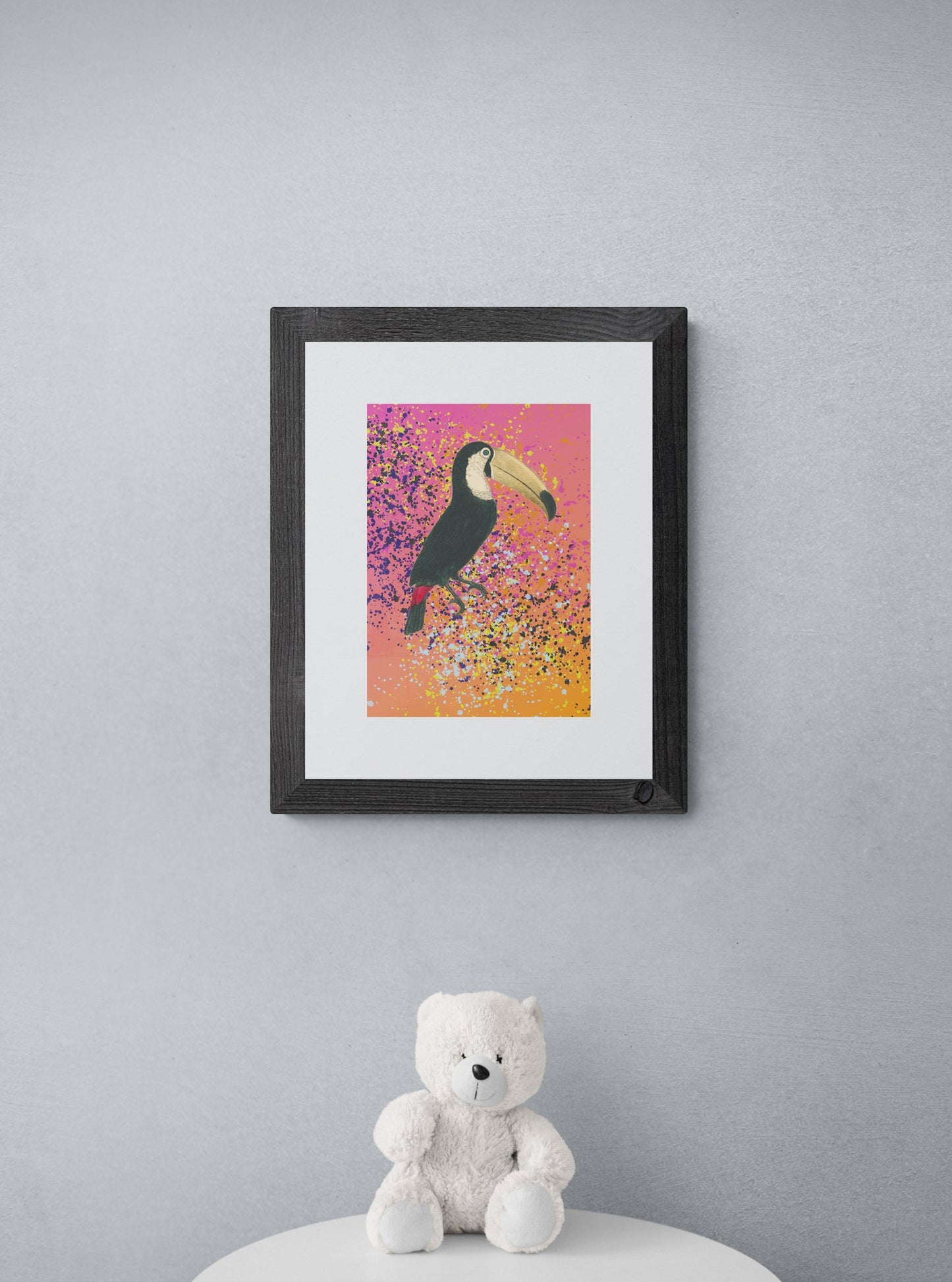 Toucan Paint Splash Print