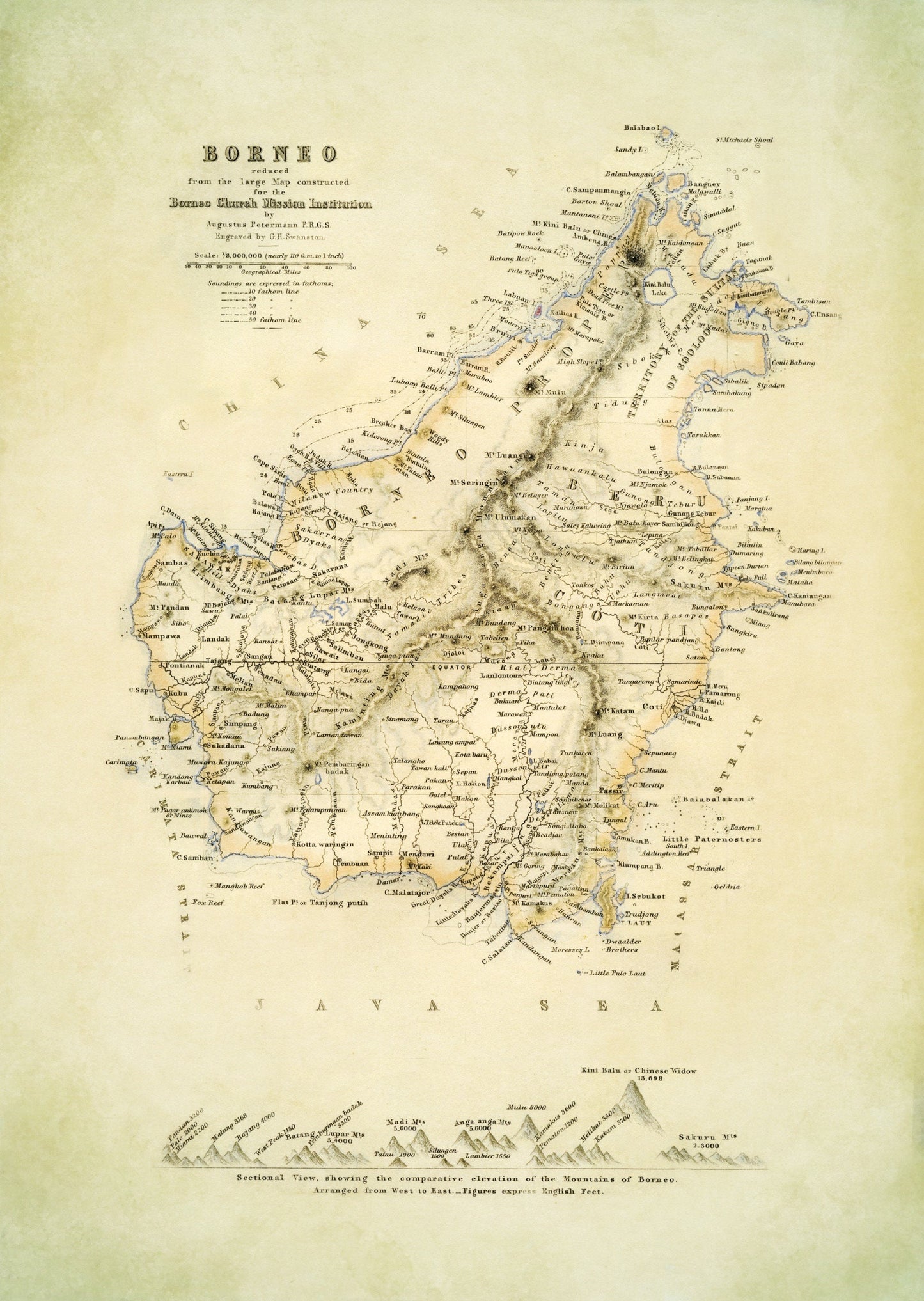 Borneo Map