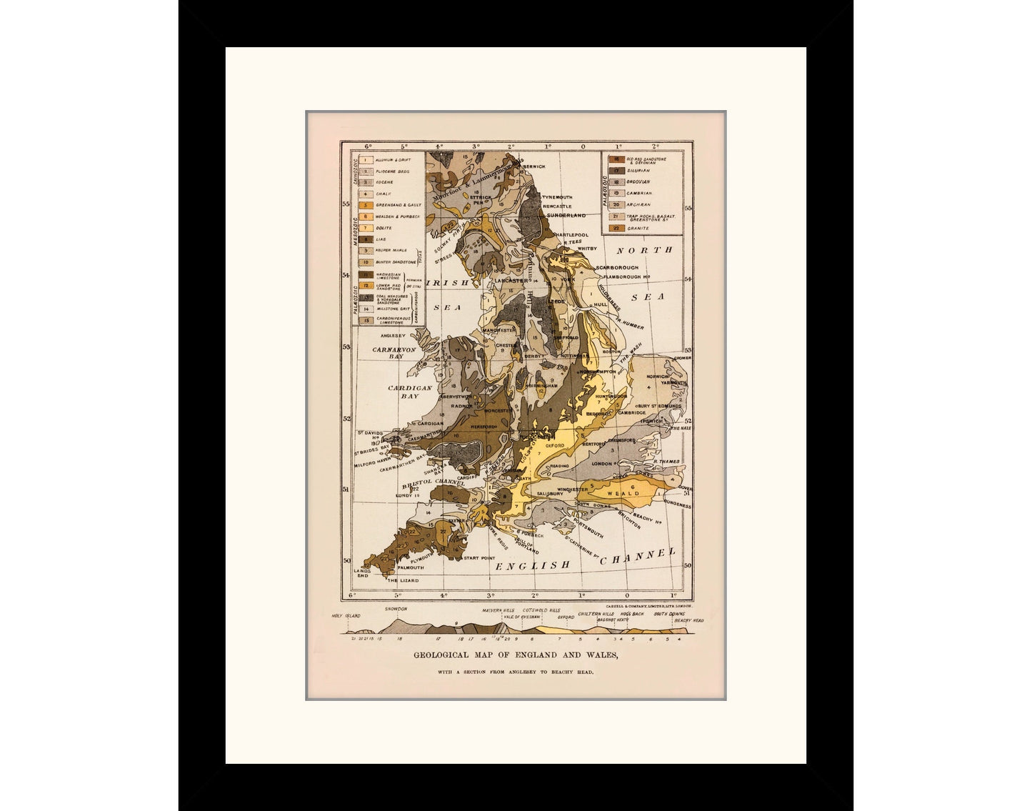 Geological Map of England and Wales