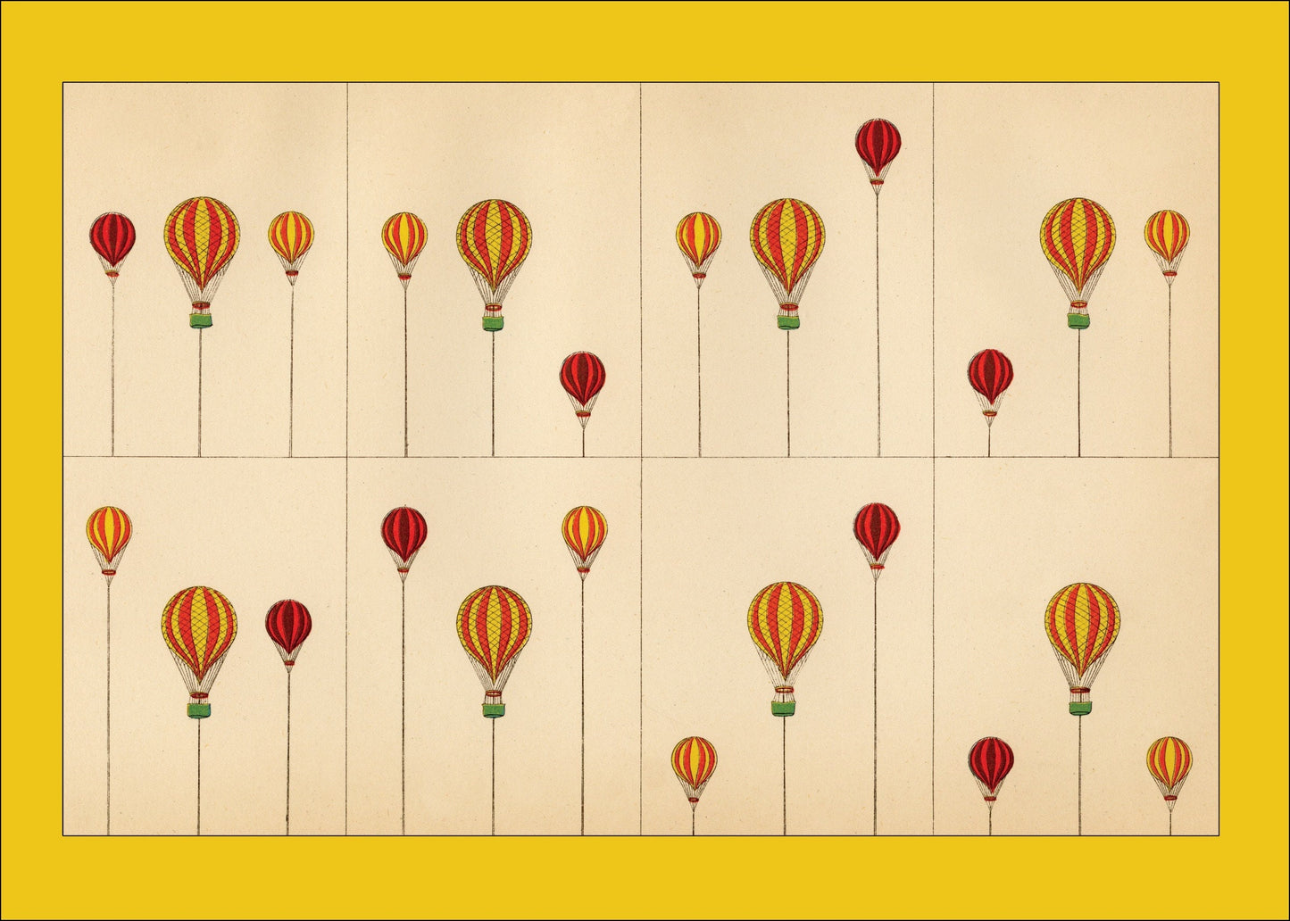 Hot Air Balloons Print