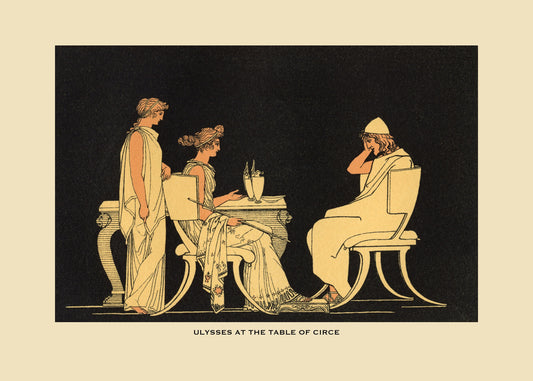 Ulysses at the table of Circe Print