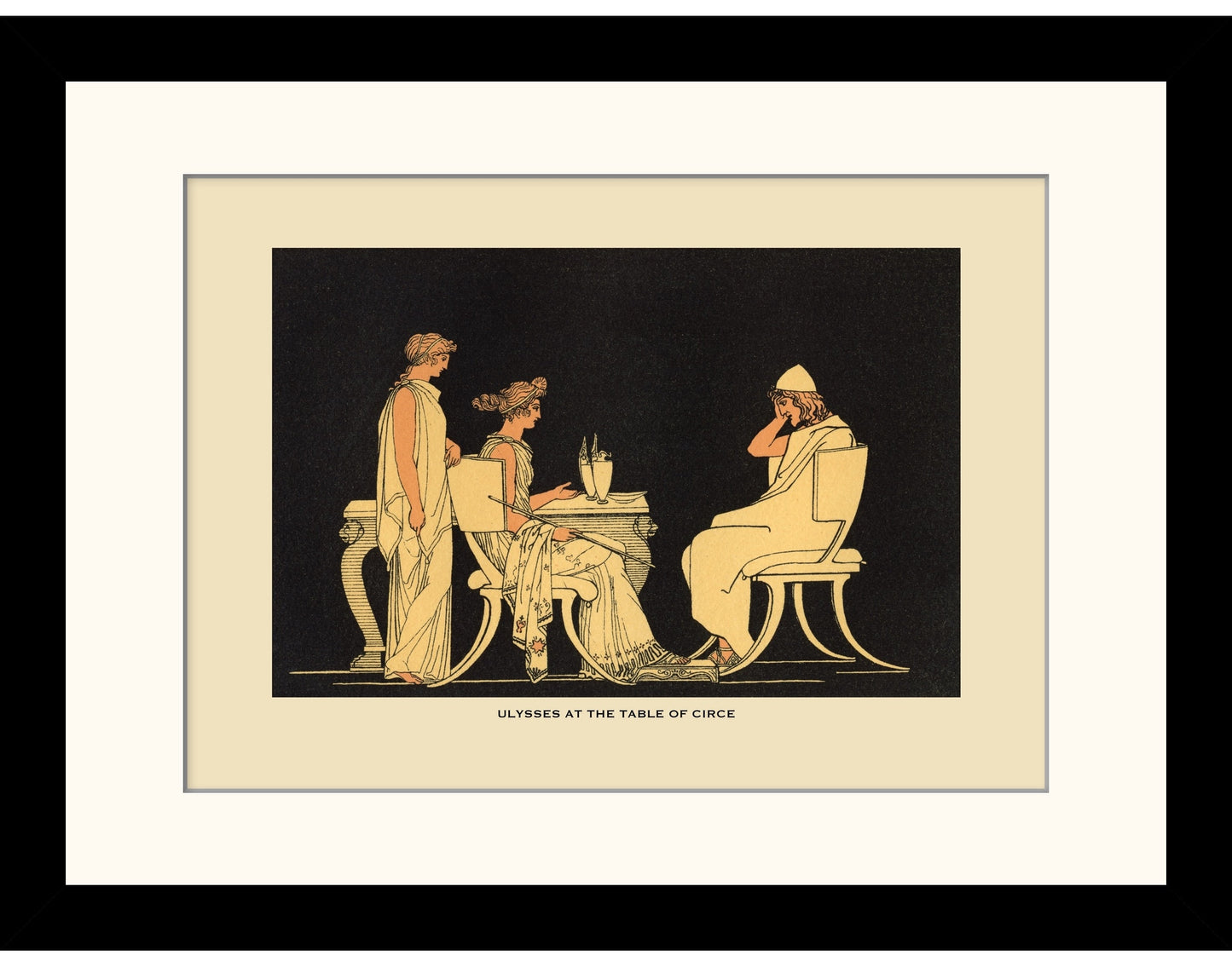 Ulysses at the table of Circe Print