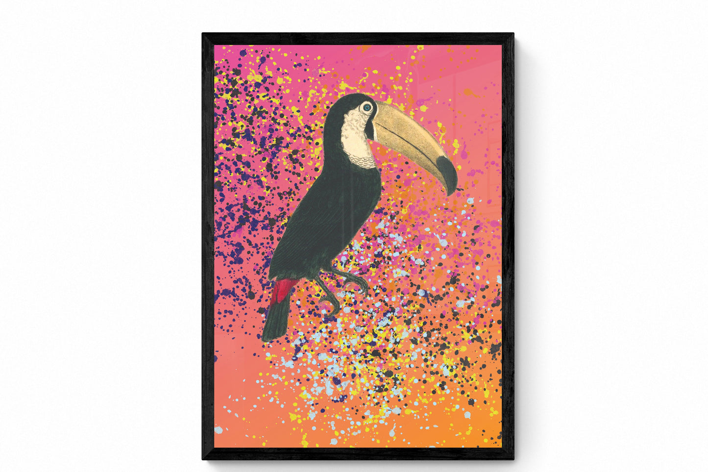 Toucan Paint Splash Print