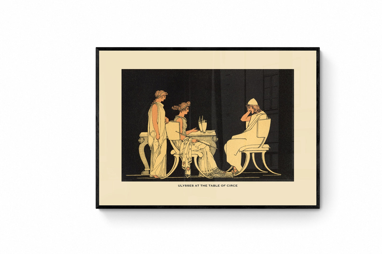 Ulysses at the table of Circe Print