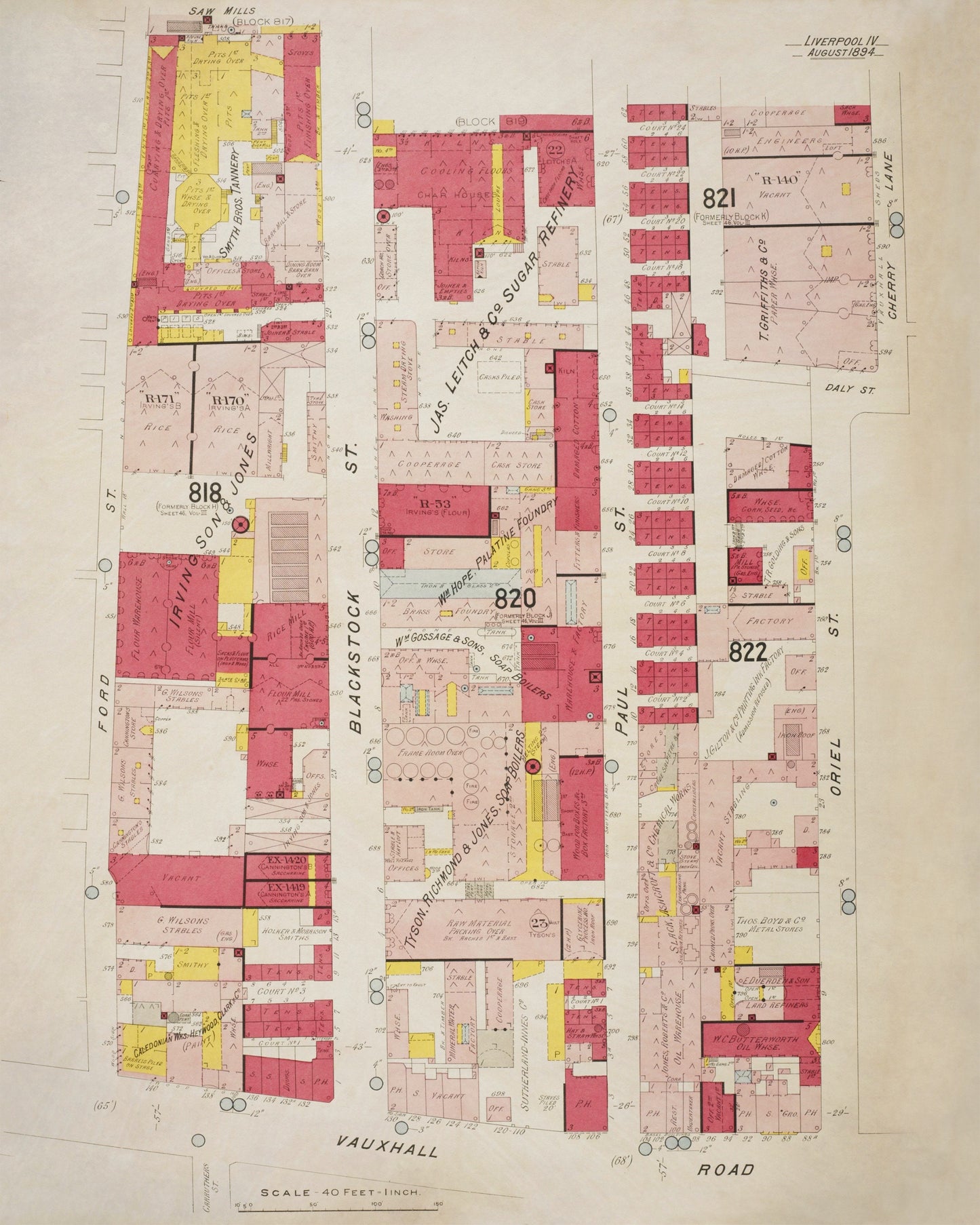 Liverpool Street Plan 1894