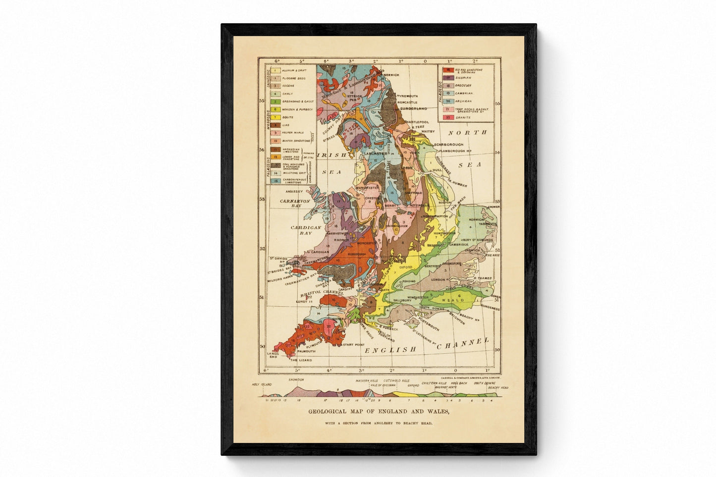 Geological Map of England and Wales