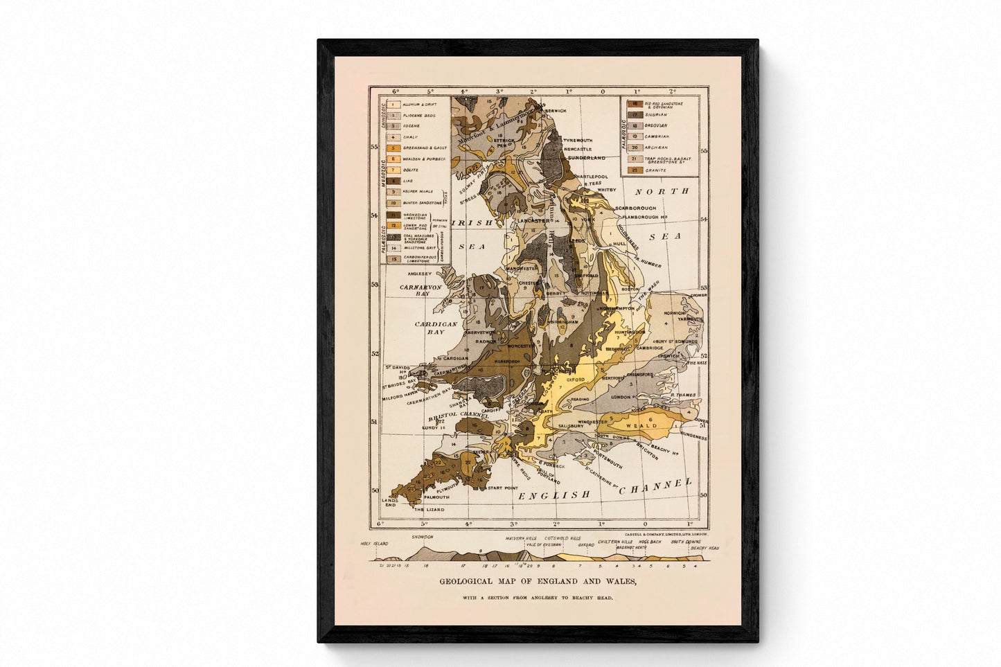 Geological Map of England and Wales