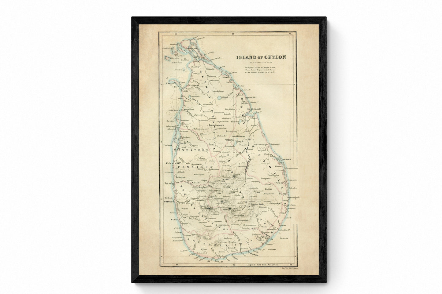 Ceylon Map