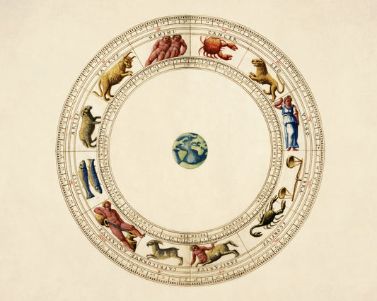 Zodiac Diagram Print